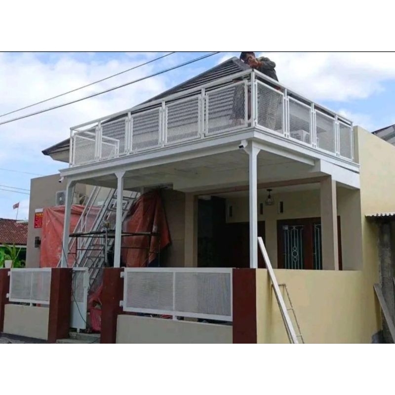 tralis besi tangga balkon rumah