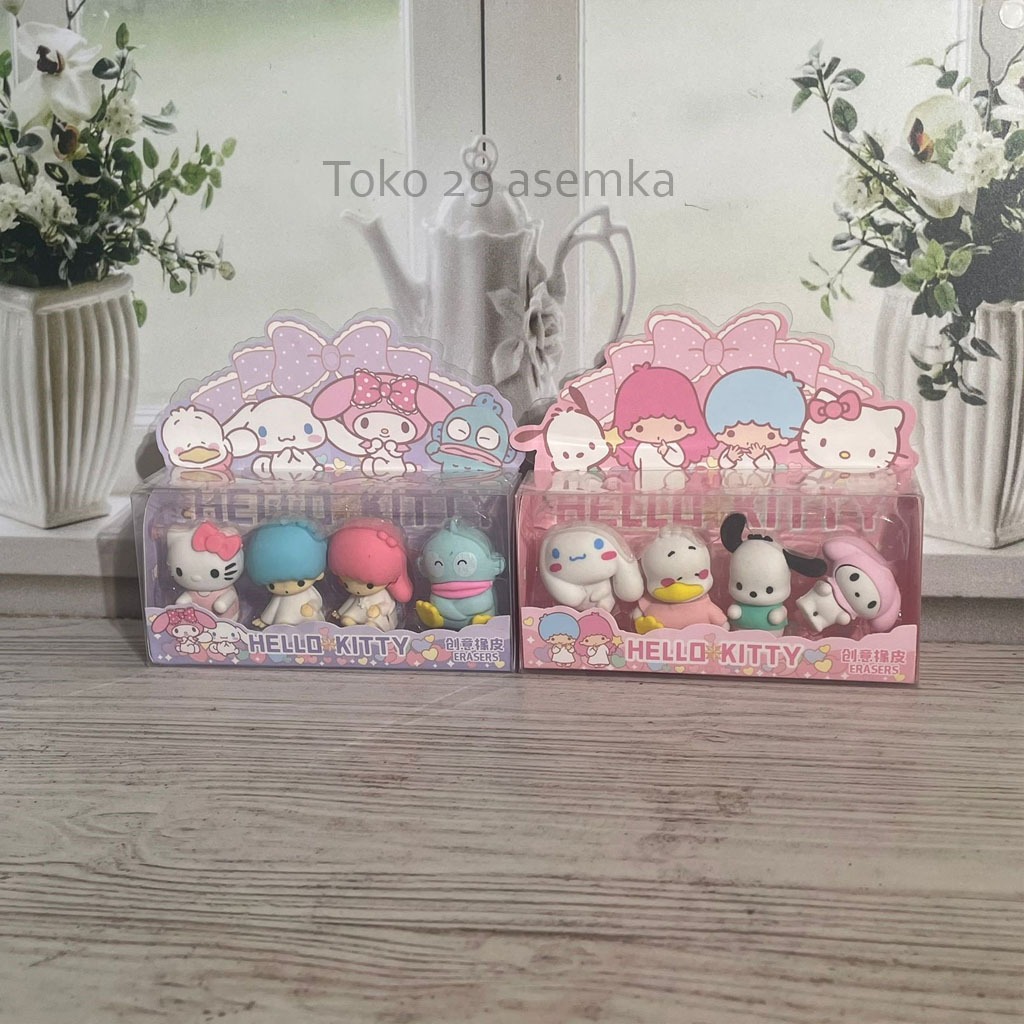 

PENGHAPUS BOX MEWAH SANRIO ISI 4PCS LUCU UNIK FANCY KARAKTER ALAT TULIS SEKOLAH MURAH TERMURAH COD