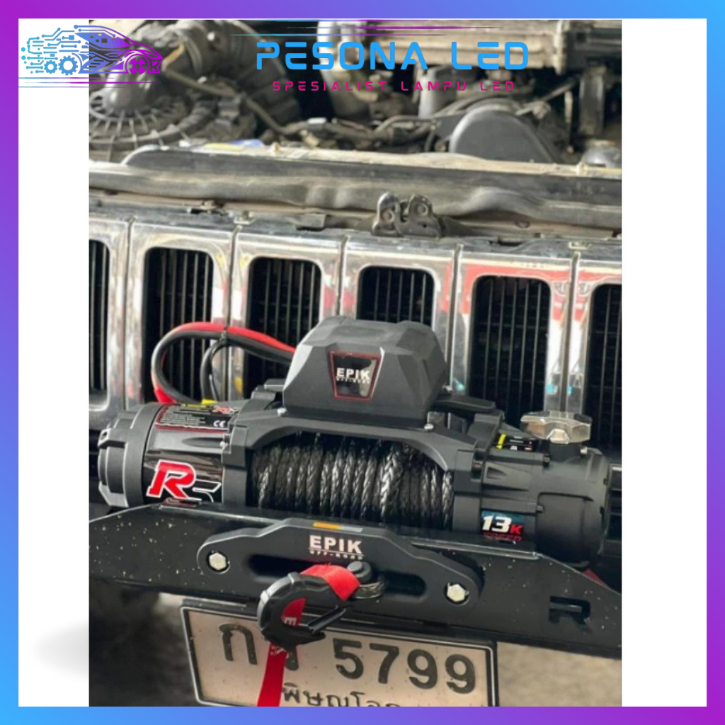 WINCH EPIK RS DOUBLE SPEED PLASMA 13.000 LBS 6 TON / Winch Mobil Offroad