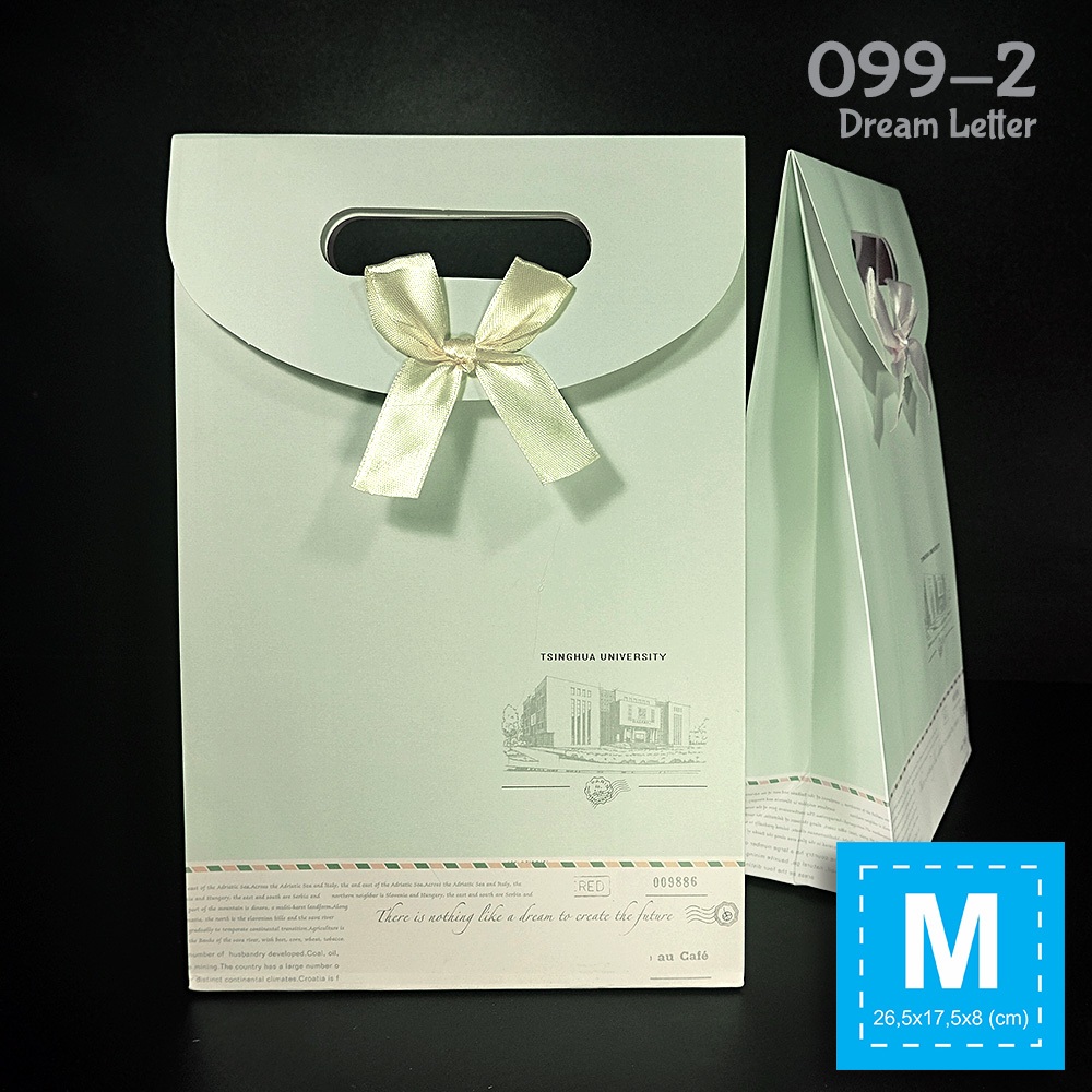 

Paper Bag Motif / Tas Kertas Kado / Tas Ulang Tahun - M lucky day | Nice Day | Bloom | Study Time