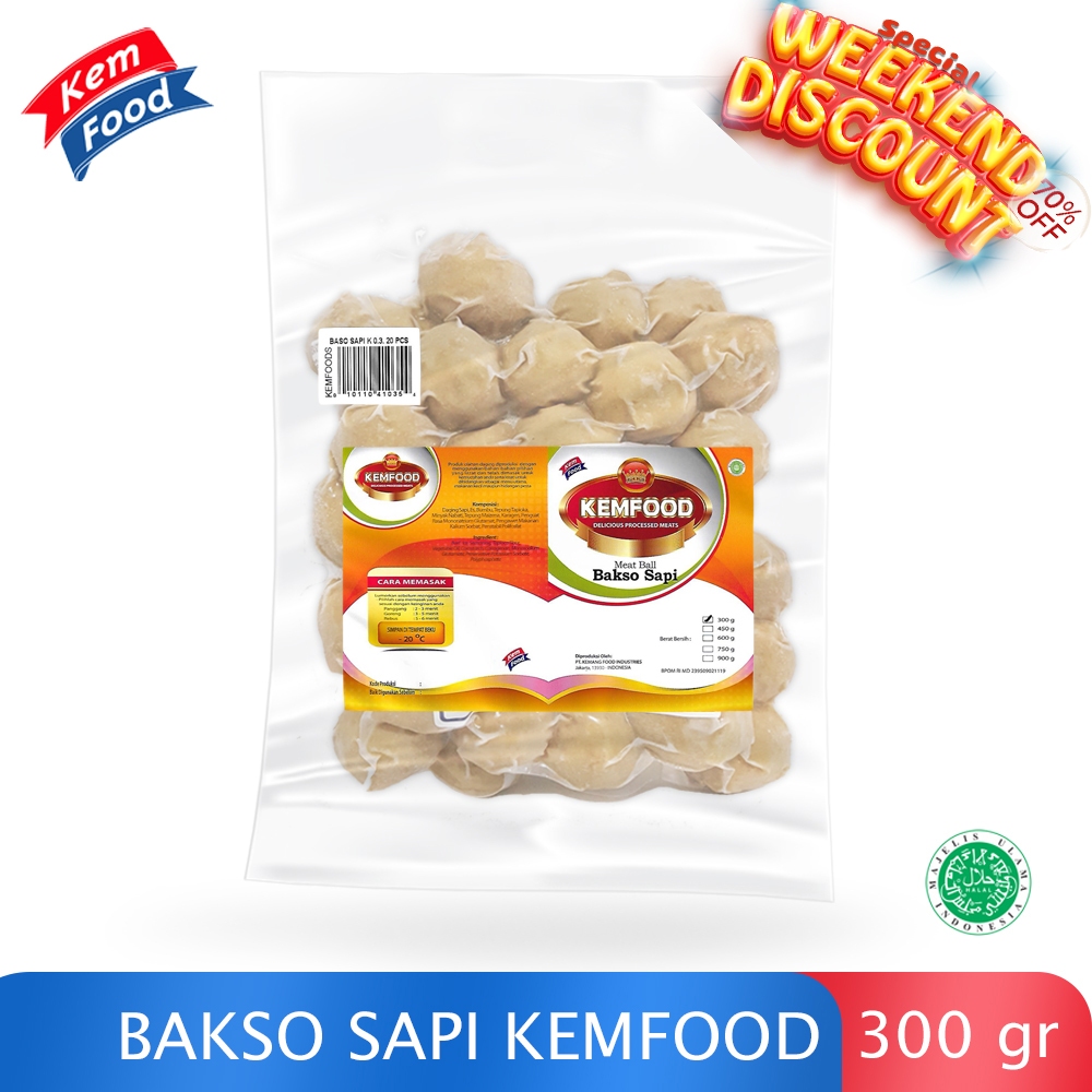 

Kemfood Bakso Sapi 300gr [Promo Weekend]