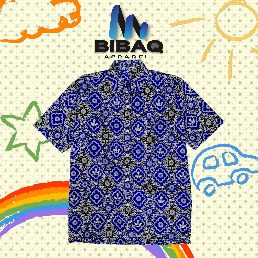 seragam batik tunas harapan/biru/smp/besway