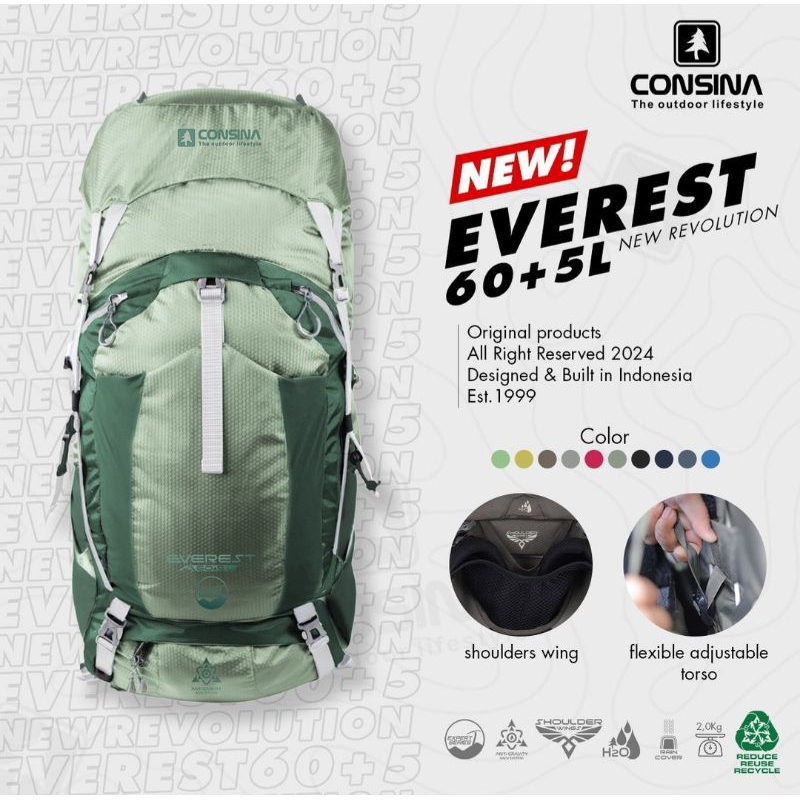 CONSINA EVEREST NEW REVOLUTION 60+5L (gen 2)