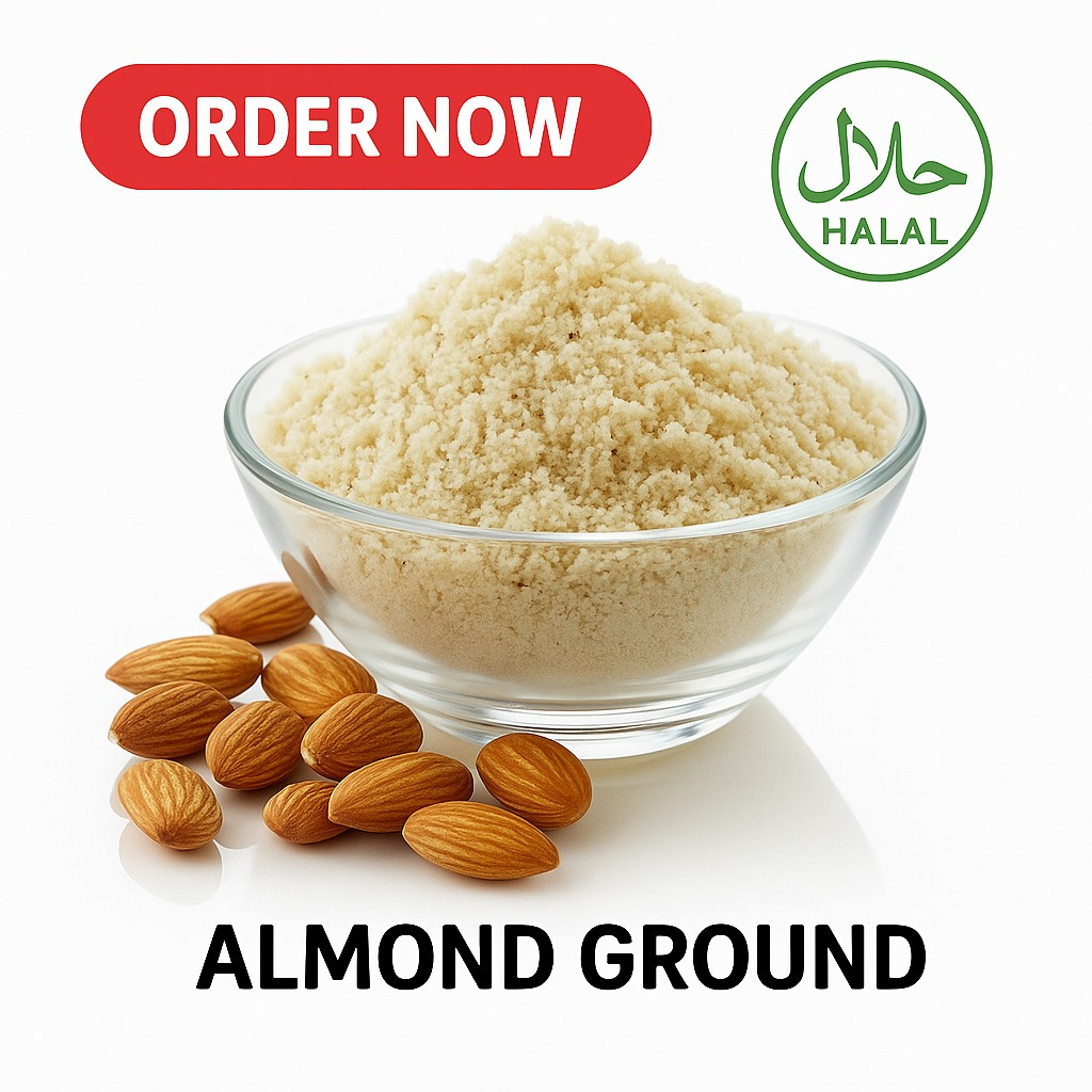 

Petite KACANG ALMOND GROUND - BUBUK - POWDER 1 KG HALAL IMPORT USA PREMIUM