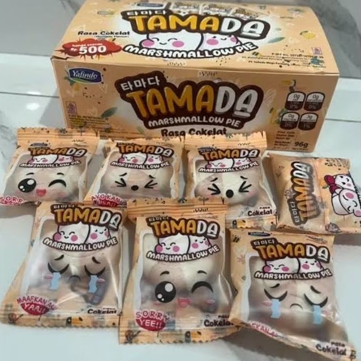 

Tamada Marshmallow pie rasa coklat 1box =24psc