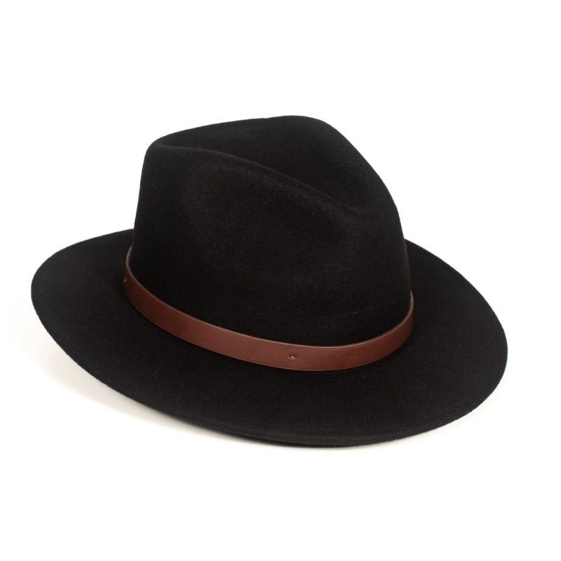 Topi Laken FEDORA  BAHAN LAKEN