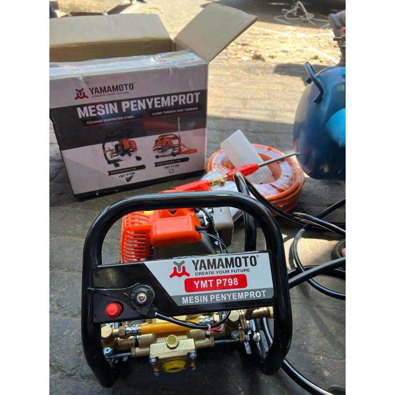 Yamamoto Power Sprayer Portable 798 2 Tak - Mesin Semprot Portable - Mesin Cuci Mobil Motor Yamamoto