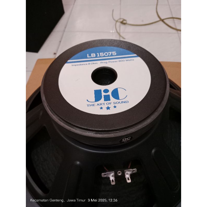 SPEAKER JIC 15 INCHI LB 15075