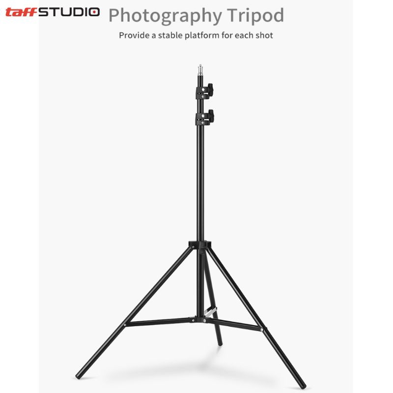 TaffSTUDIO Tripod Kamera Multifungsi for Smartphone and Studio Light 1.9M