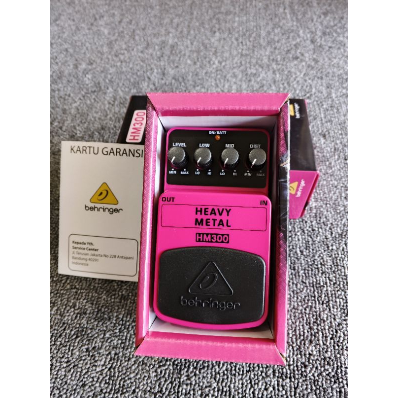 EFEK GITAR BEHRINGER HM300 BEHRINGER HM300 HEAVY METAL EFECT