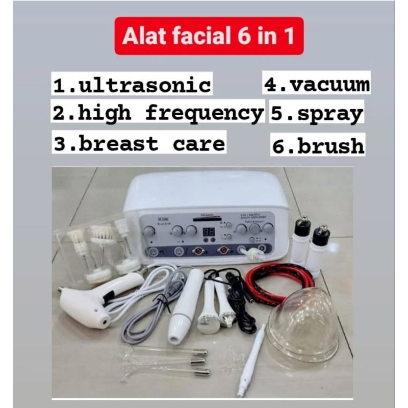 alat facial 6 fungsi mesin facial salon alat salon kecantikanesin facial salon kecantikan favial kli