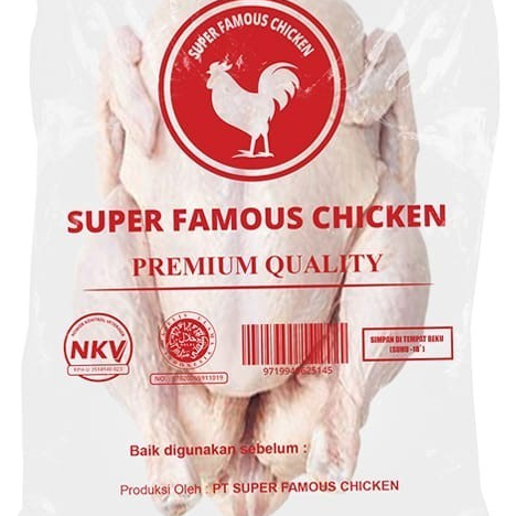 

Whole Chicken / Karkas Ayam Broiler 0.8 Kg
