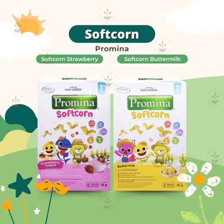 Promina Softcorn 15 g 1+ tahun Crunchies Puff