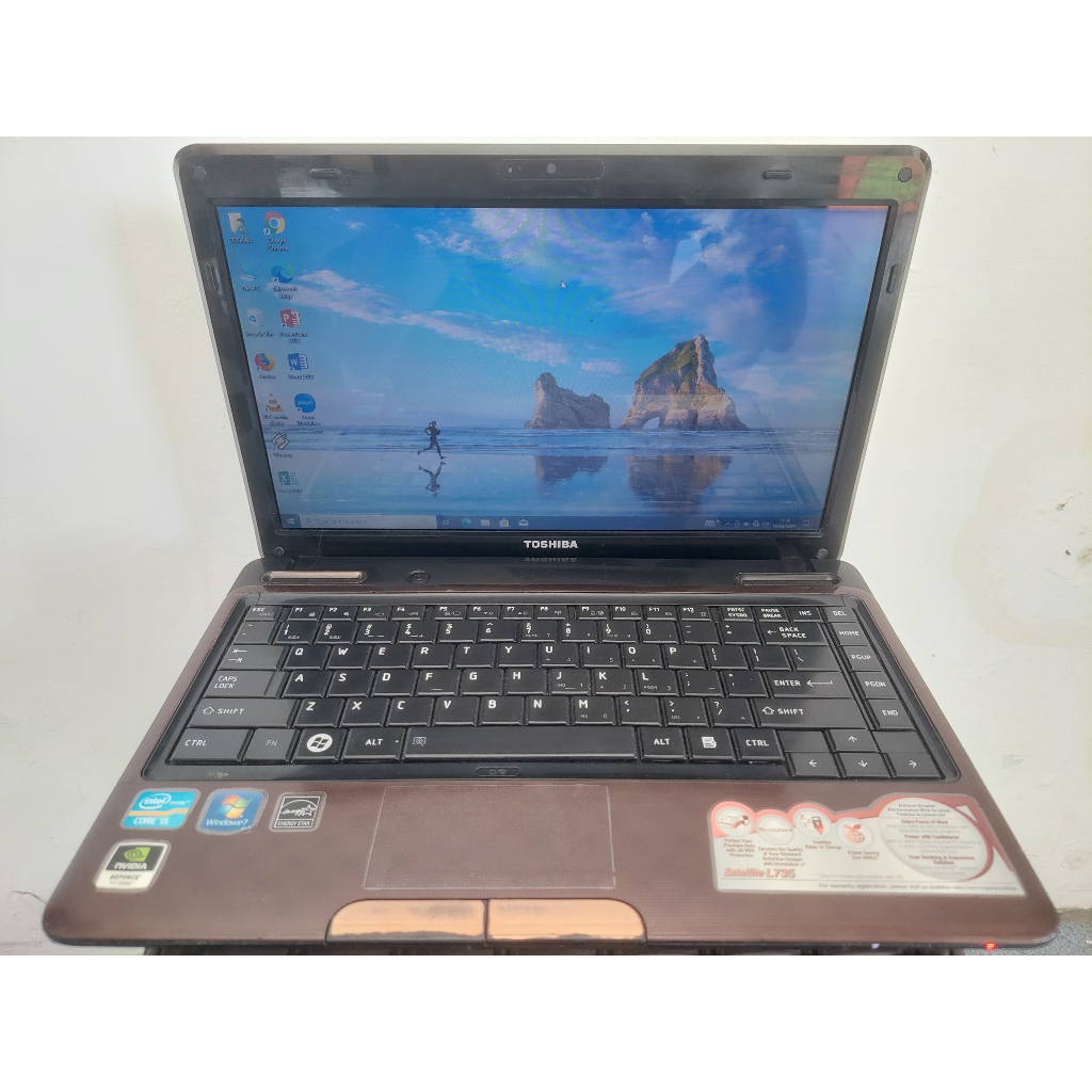 LAPTOP TOSHIBA L745 /  INTEL CORE I5/ RAM8GB / HDD500GB / WIN10/ 14INCH-SEGEL / SIAPPAKAI/ NGEBUTS