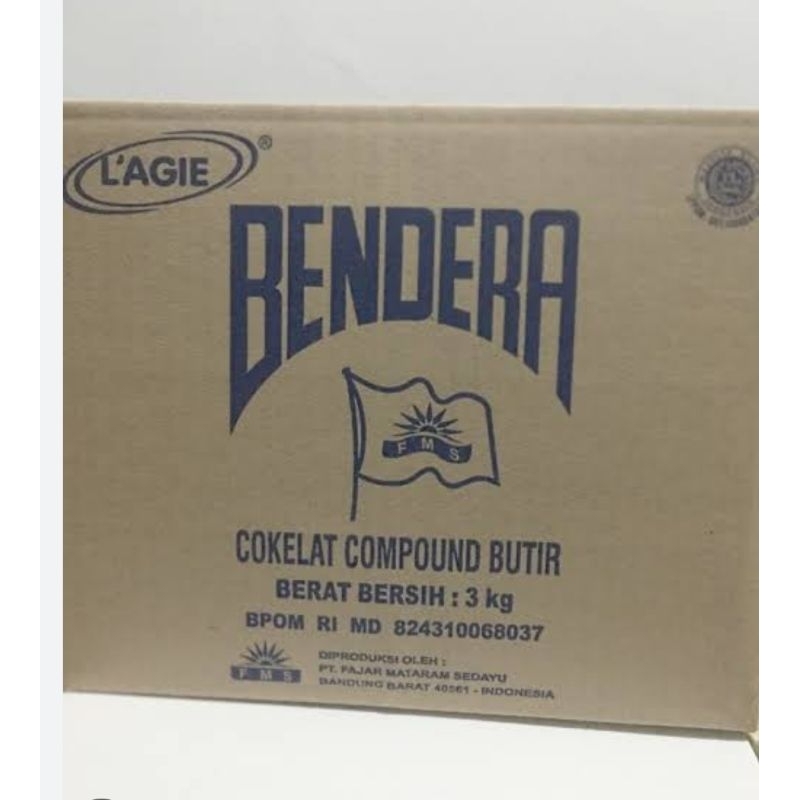 

Messes Bendera/ Chocolate Compound Butir,coklat meses 3 kg