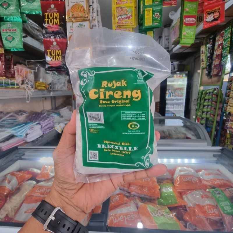 

Brecxelle Rujak Cireng Rasa Original 400g isi 20