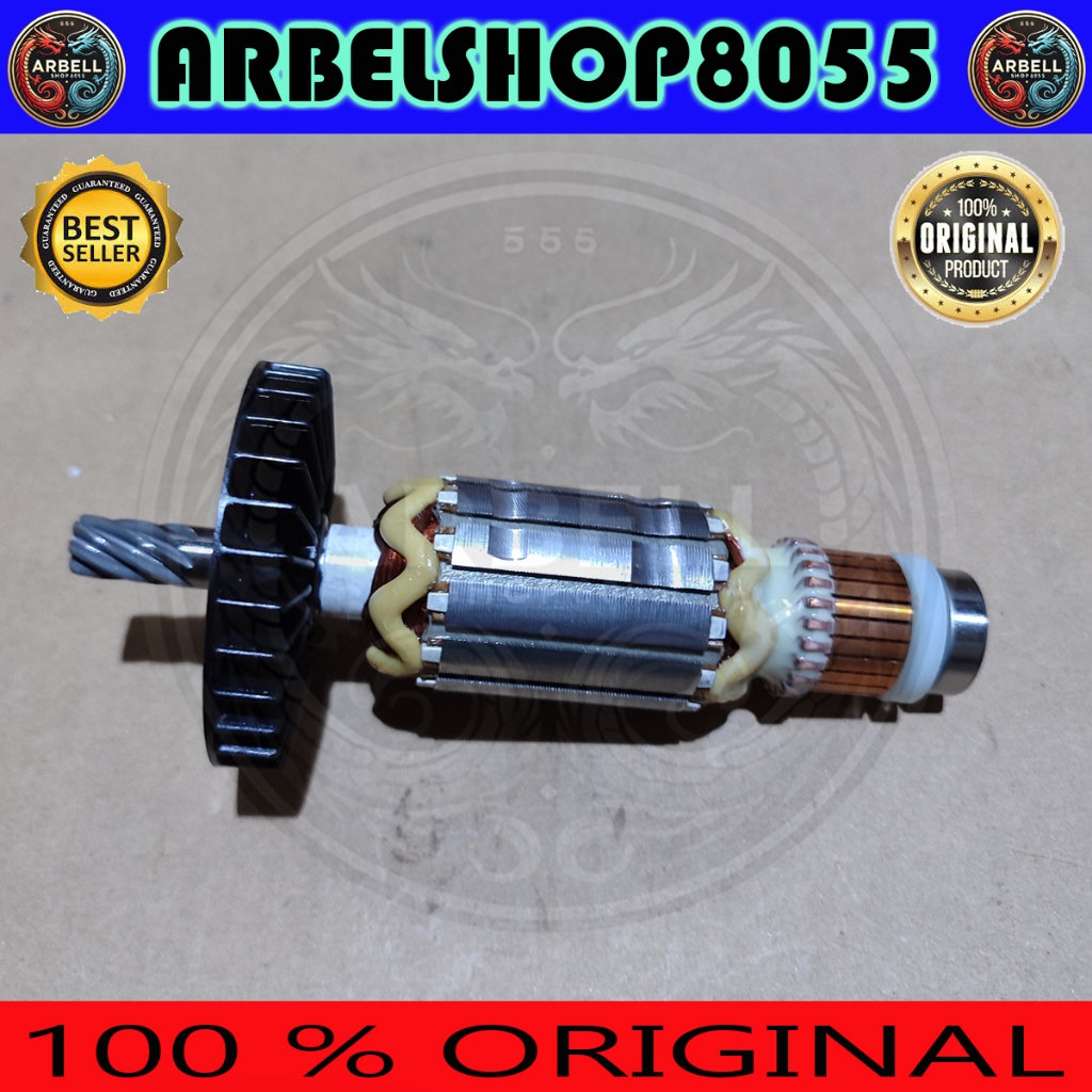 Rotor / Angker / Armature Assy Rotary Hammer 3 Mode Sds Plus Type HR 2810 HR2810 PN 515293-1 ORIGINA