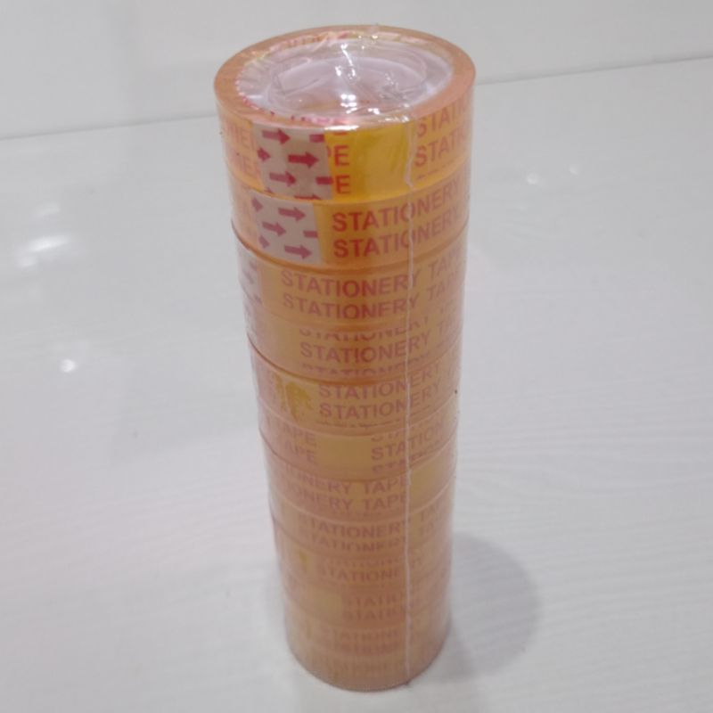 

Isolasi Selotip Stationery Tape HARMONY 12mm x 10 Y SLOP (12 PCS)