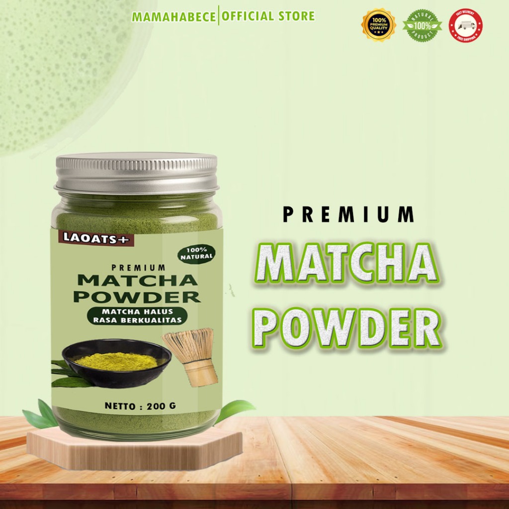 

Bubuk Matcha Premium 200g LAOATS