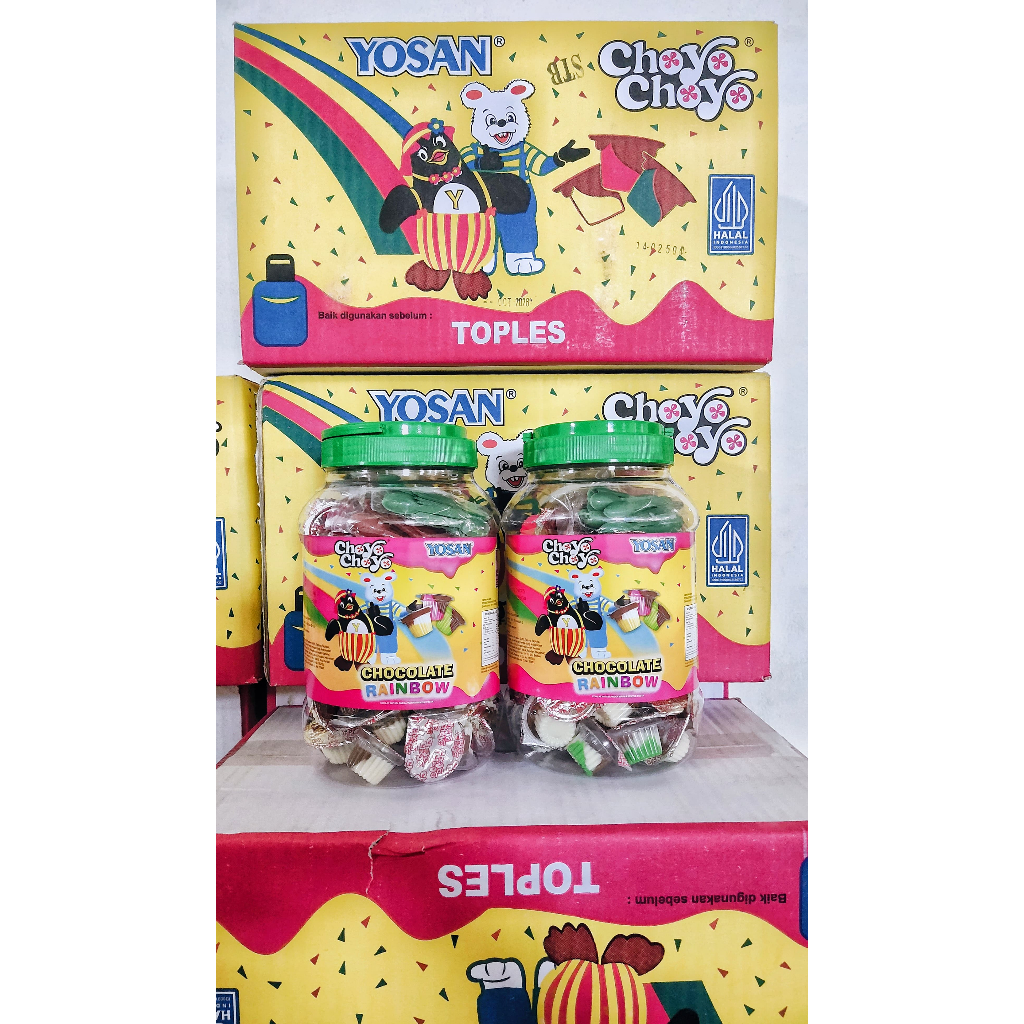 

Yosan Choyo Choyo Rainbow Cup Toples - 1 Dus Isi 6 (KARTONAN)