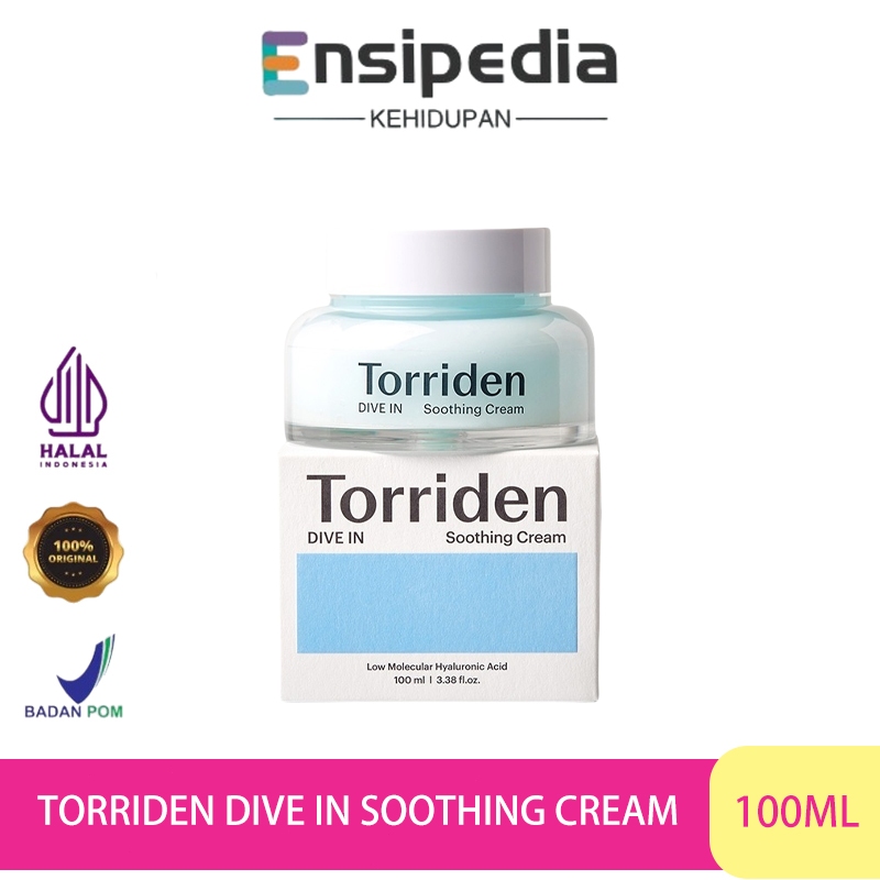 Torriden Dive In Low Molecular Hyaluronic Acid Soothing Cream 100ml/Torriden Official Store/Torriden