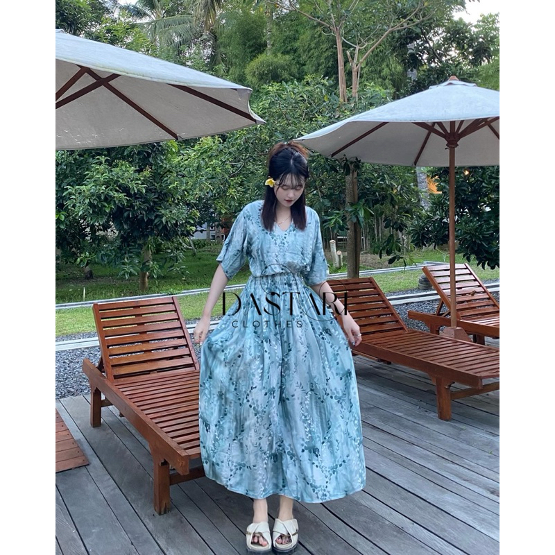 Daster Moza Dress Katun Rayon Pemium