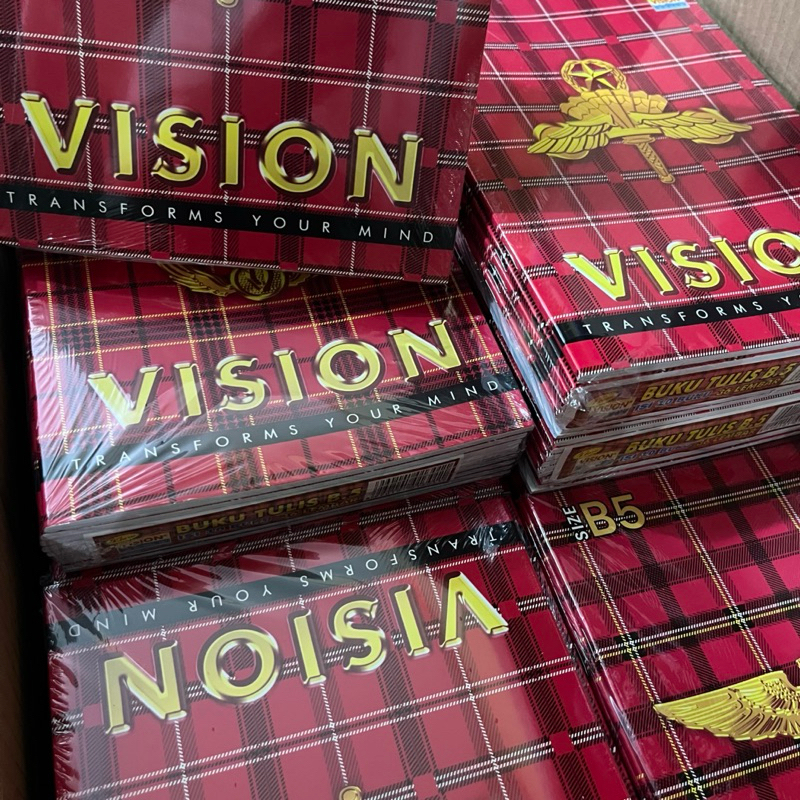 

buku tulis vision 36 lembar isi 10 buku b5 besar jumbo motif campus kampus