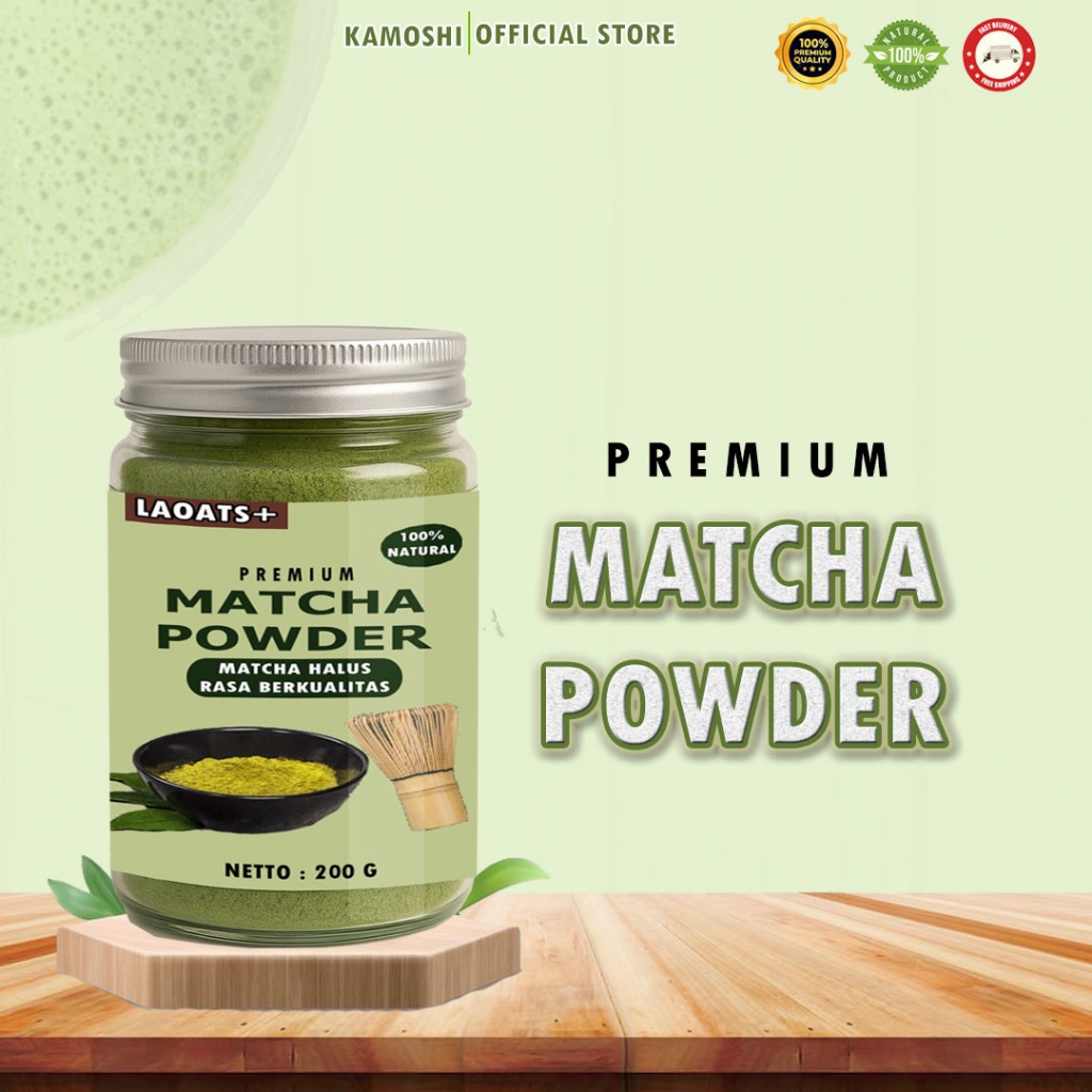 

Bubuk Matcha Premium 200g LAOATS