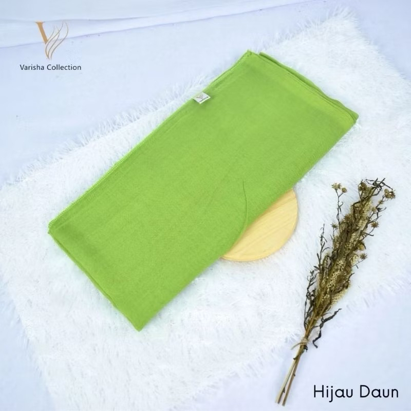 Hijab Segiempat Paris Jadul Hijau Daun Paris Jadul warn hijau daun