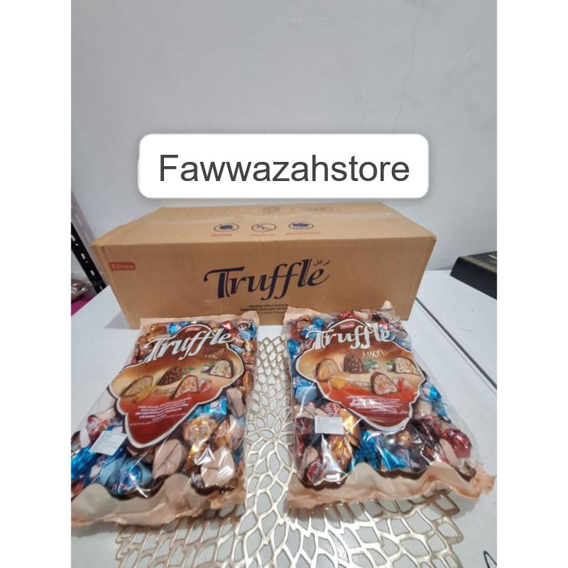 

Cokelat Turki Truffle 1 kg Elvan 1 dus isi 8 Oleh Oleh Haji umroh