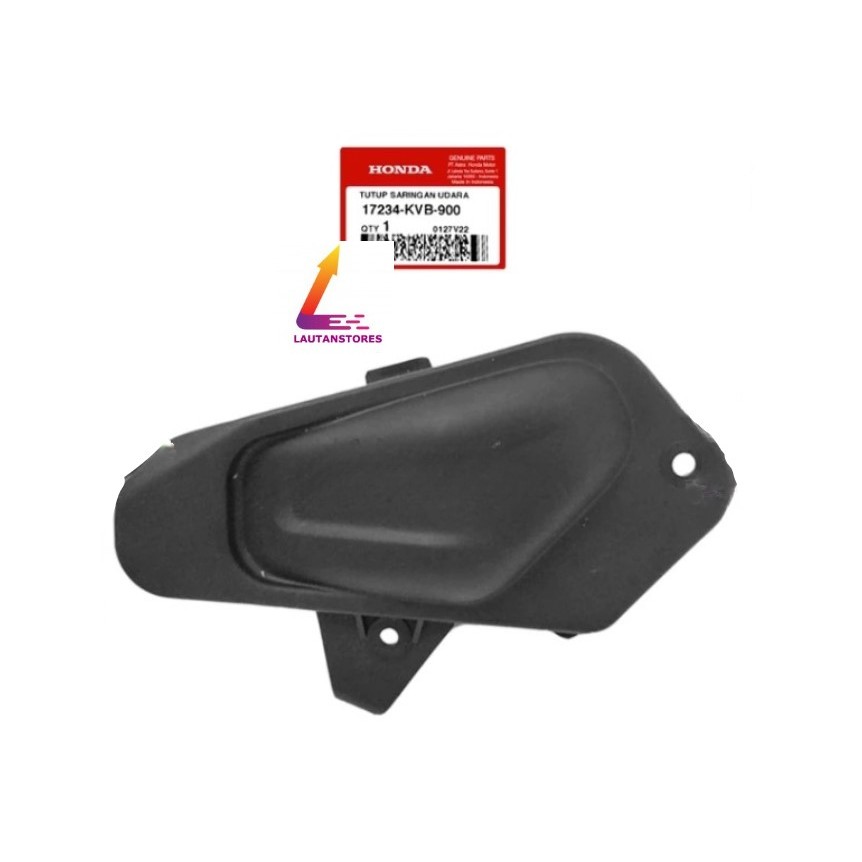 17234-KVB-900 Cover Air Duct Tutup Filter Saringan Udara Vario 110 CW Techno Karbu