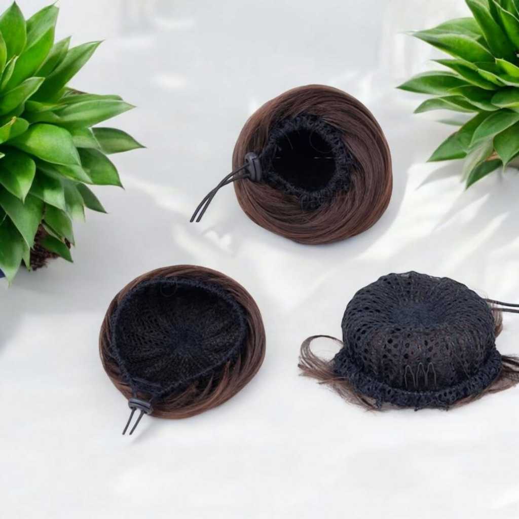 RB VENUSJKT - (HITAM) Aksesoris Rambut/ Hair Bun/ Cepol Sanggul Instan/ Wig Cepol/ Jepit Cepol