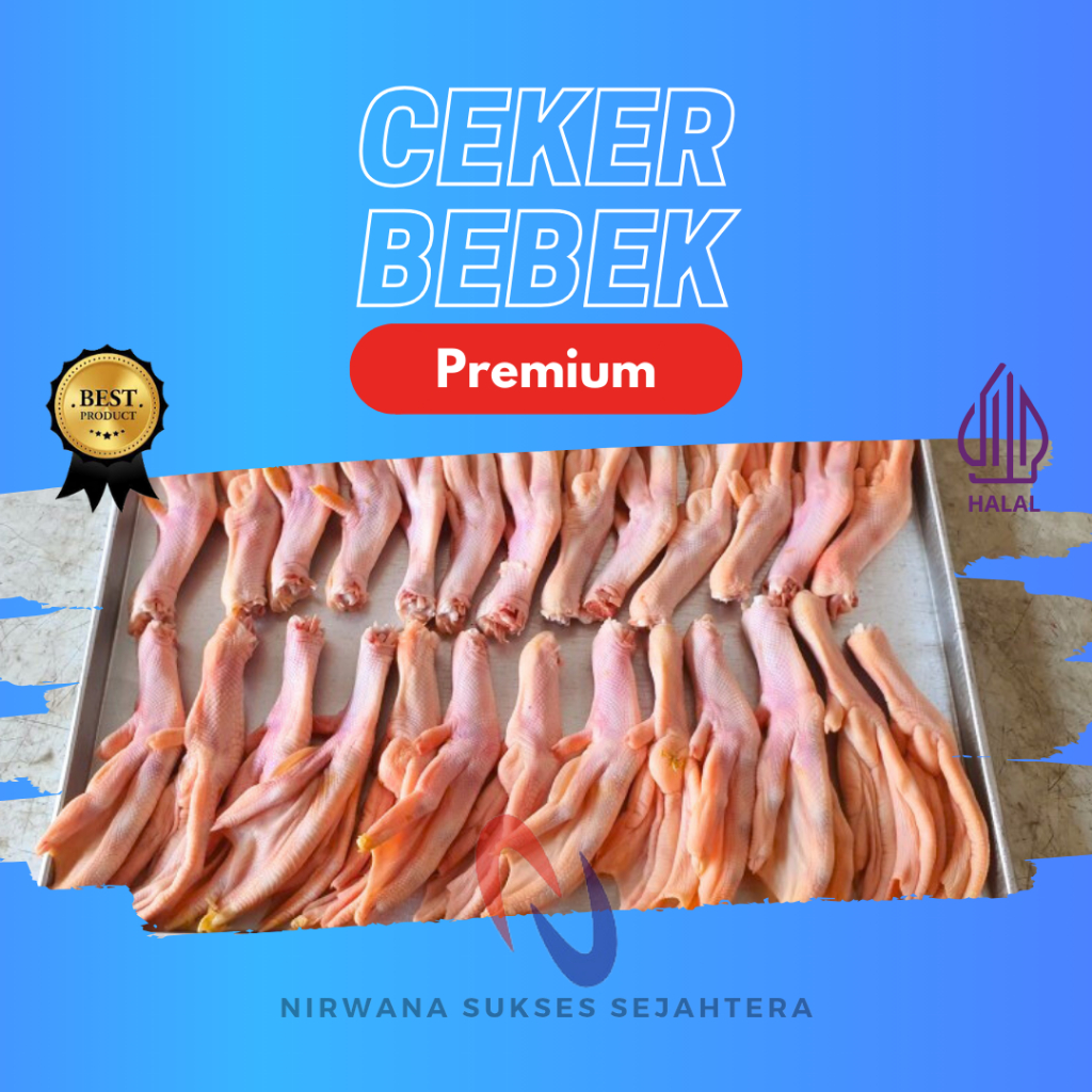 

KAKI, CAKAR, CEKER BEBEK PEKING / PEKING DUCK FEET (PREMIUM)