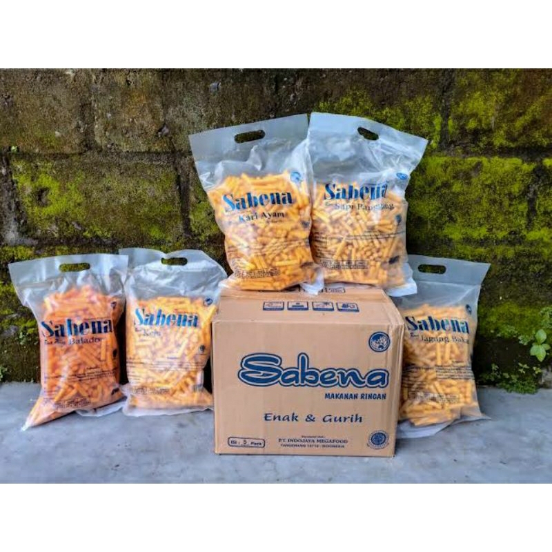 

Cemilan Sabena Stick All Varian Rasa 340grm