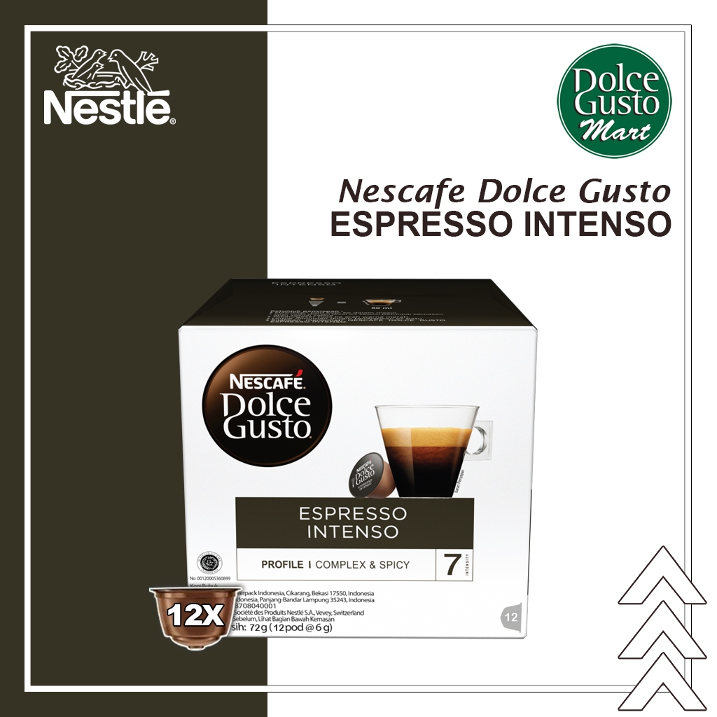 

Capsule Nescafe Dolce Gusto Espresso Intenso Box Original Nestle Coffee - Kopi Kapsul Espresso
