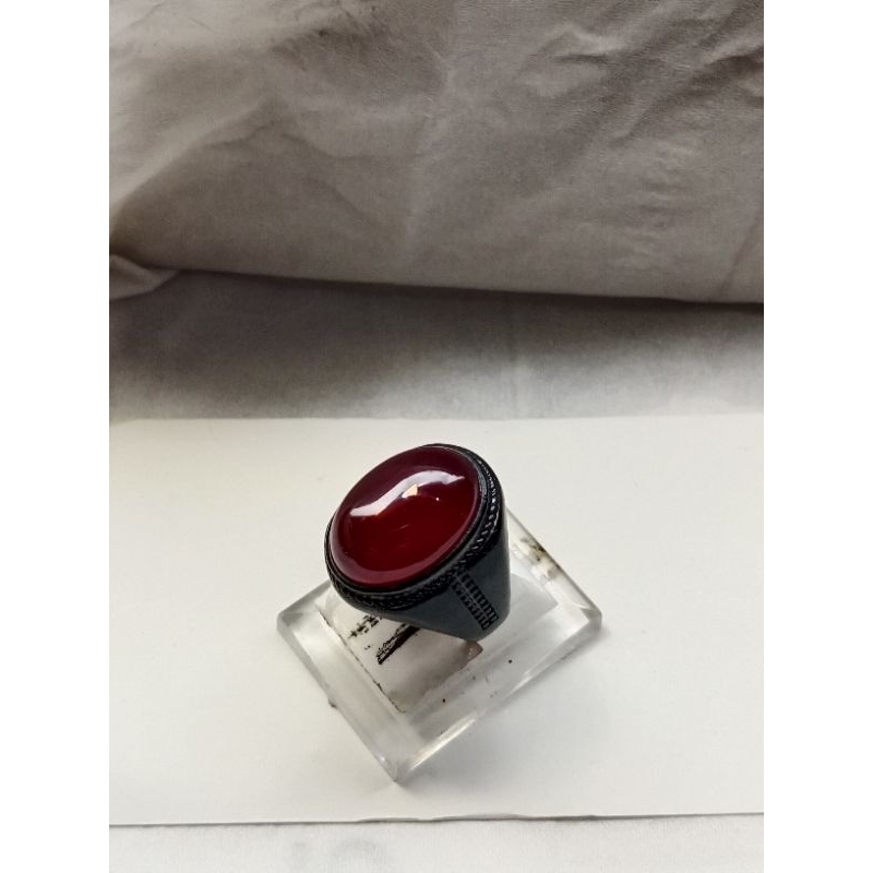 cincin batu redbaron ring titanium hitam