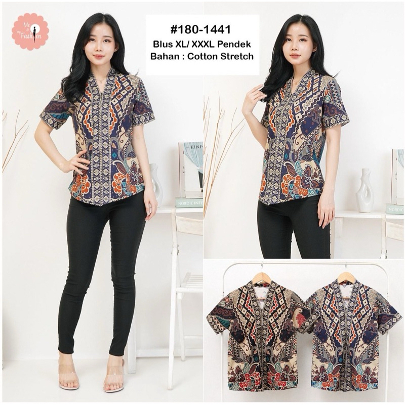 Atasan/Baju Batik Wanita Motif Modern