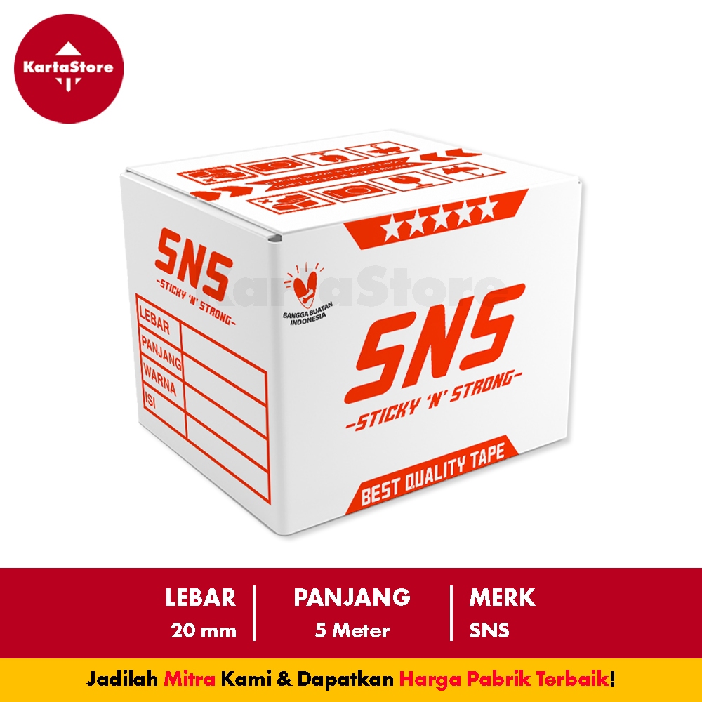 

DOUBLE TAPE FOAM HIJAU 20 MM x 5 YARD SNS