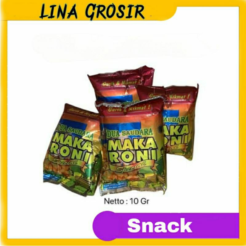 

Makaroni Bantet Dua Saudara 10gr @ isi 10pcs