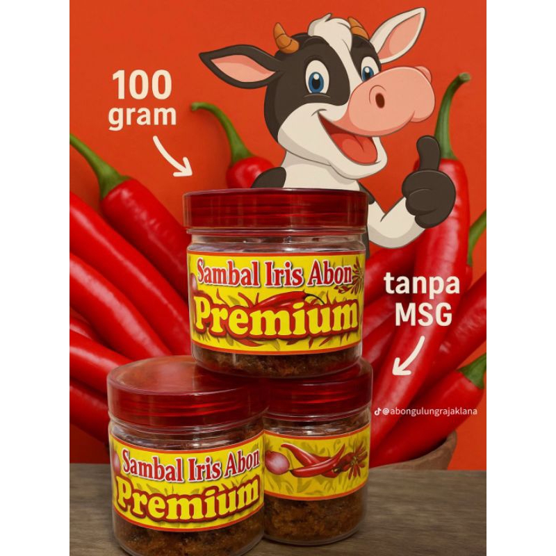 

sambel Iris abon sapi premium / sambel abon sapi / sambel Iris abon