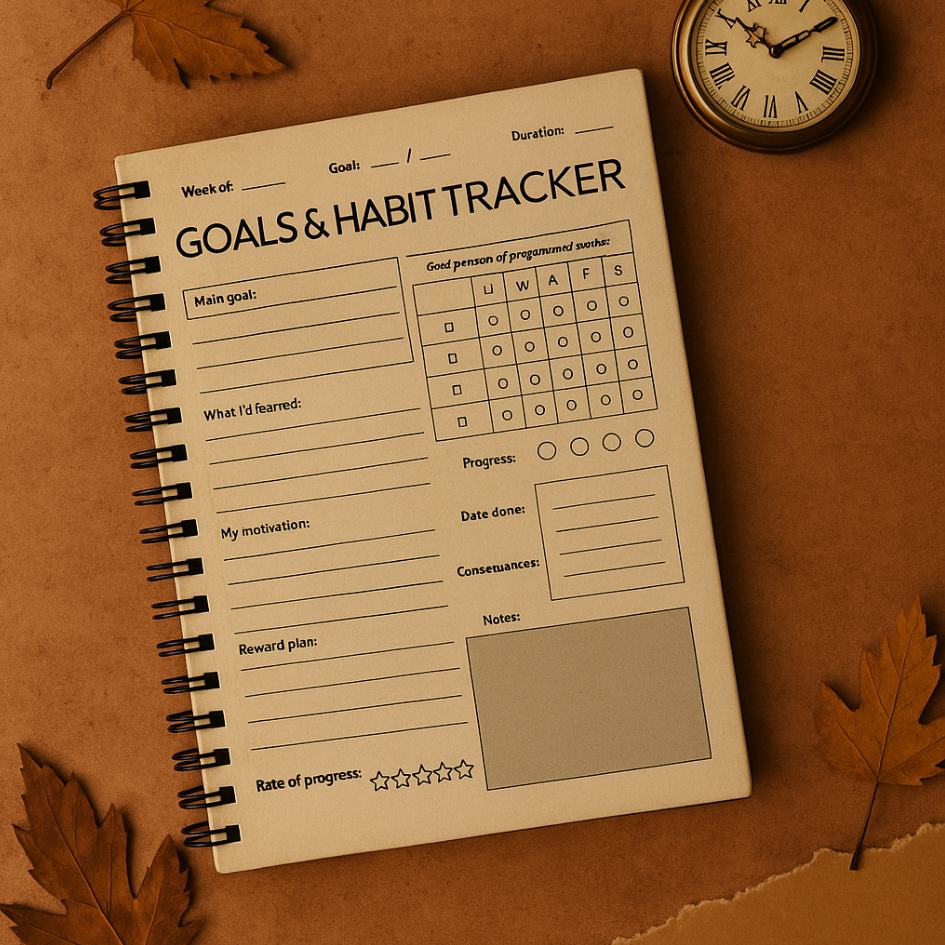 

Planner Harian / Agenda / Notebook / Journal / Weekly / Daily / table to-do-list Kraft Cover Spiral