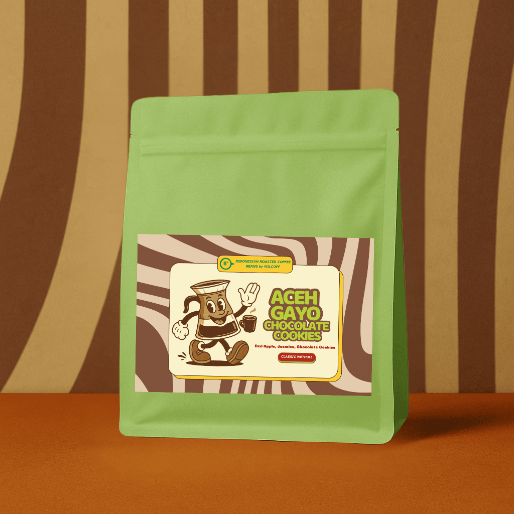 

Kopi Arabika Aceh Gayo Chocolate Cookies – Biji Kopi Premium Single Origin by Wilcoff 450gr