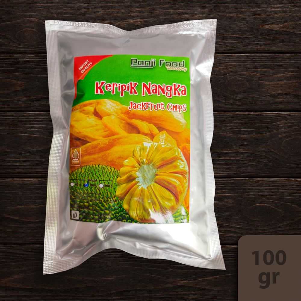 

Keripik Nangka 100gr Export Quality, Khas Kota Malang