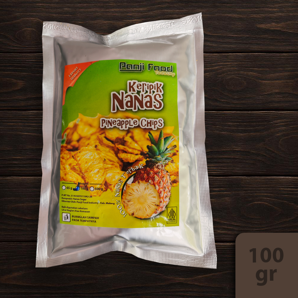 

Keripik Nanas 100gr, Export Quality