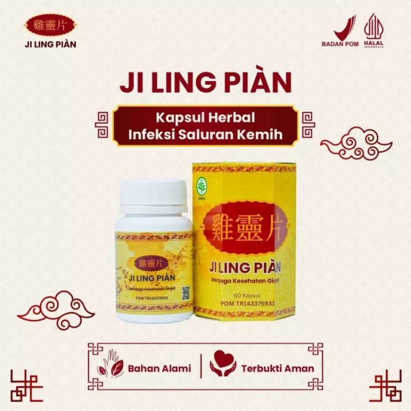 

Ji Lian Piang Obat Tradisional Cina Infeksi Saluran Kecing Anyang-anyangan Sakit Pinggang Akibat Gejala Gangguan Ginjal Resmi BPOM