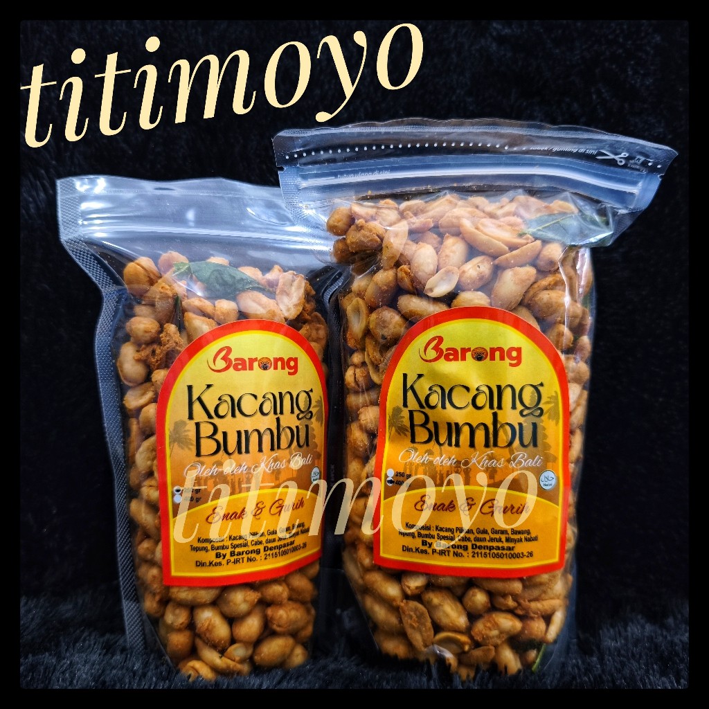 

Kacang Bali Barong" Paket Bumbu 250Gr Kapri 400Gr Disco 250Gr