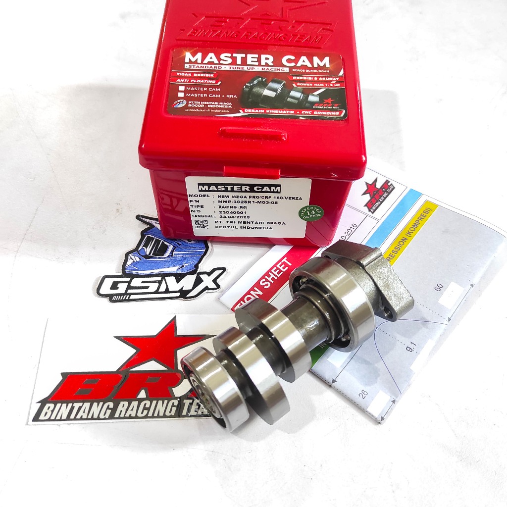 MASTER CAM BRT NOKEN AS BRT CRF 150 L R2 R3 R4 R5 R6