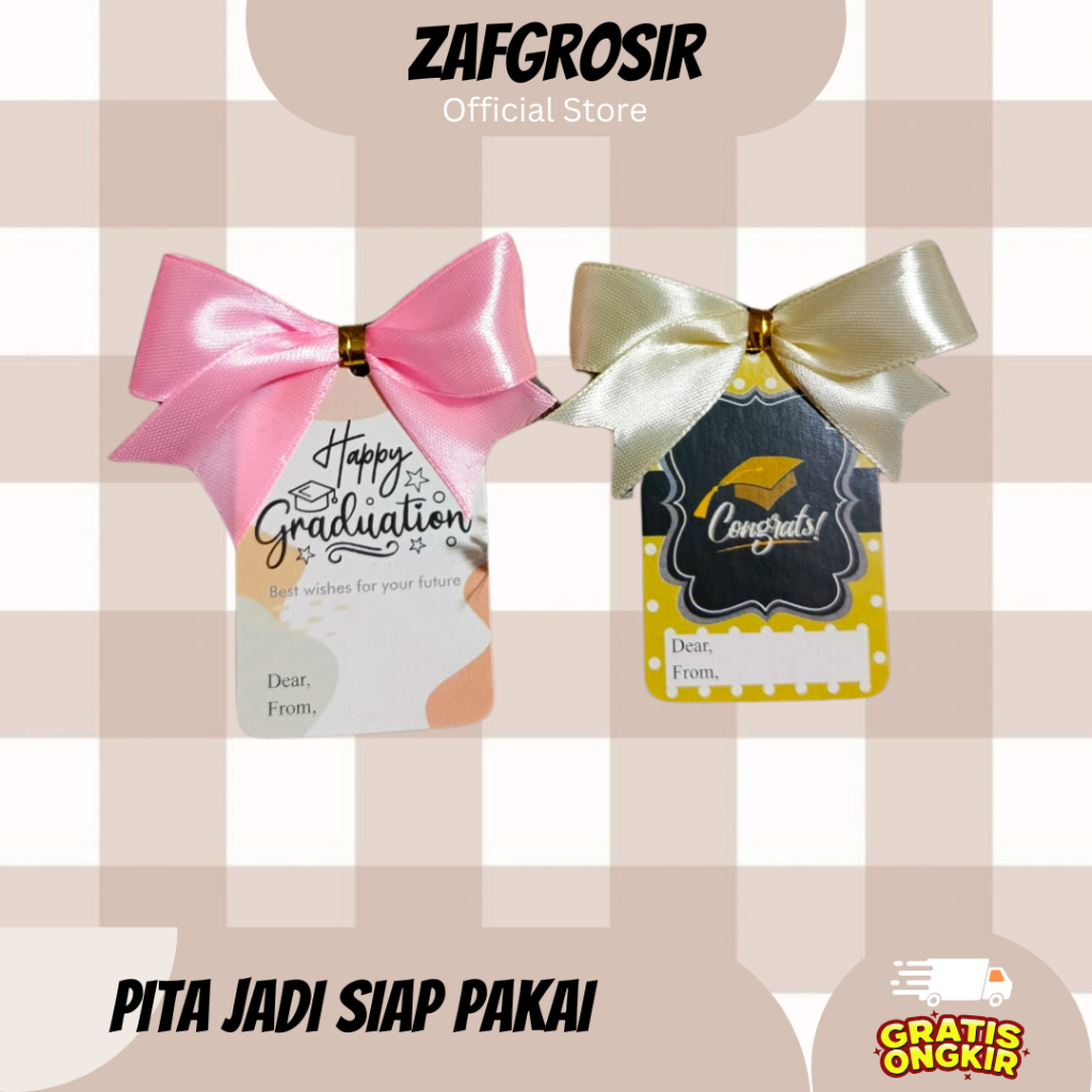 

PITA MINI / PITA JADI SIAP PAKAI HANGTAG WISUDA / PITA BUKET/ PITA HAMPERS / PITA WISUDA / PITA SOUVENIR PILIHAN WARNA DI SLIDE AKHIR