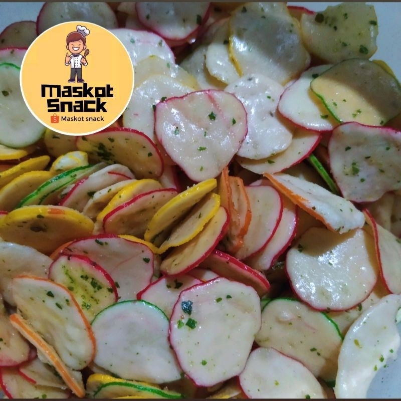 

(Original) Kerupuk seblak bantet 280g dan 135g, gurih daun jeruk