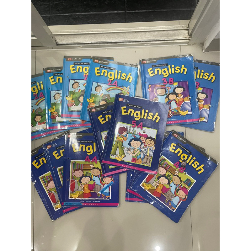 My Pals are here English + workbook 2A,3B,4A,4B,5Abekas original